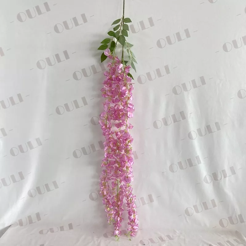 3 garpu bunga wisteria buatan