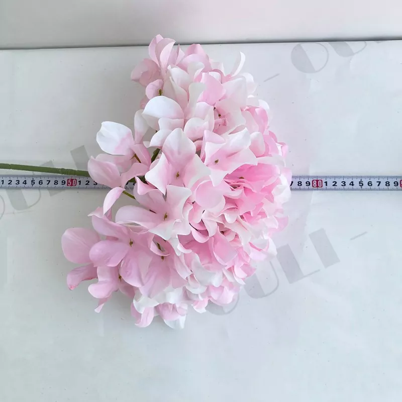 Bunga faux besar hidrangea