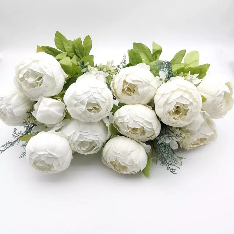 OULI® wholesale silk peony flower ball with foam base