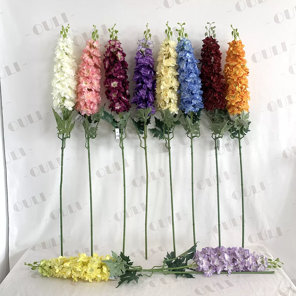 Bunga Buatan Delphinium Silk