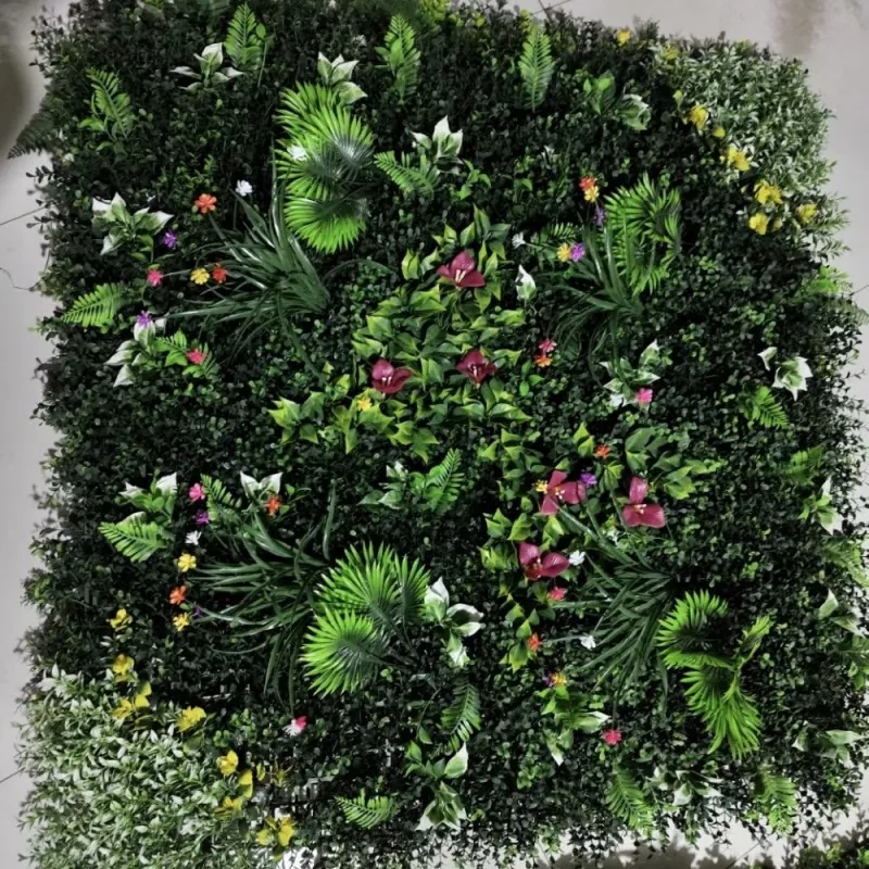 Dinding rumput sintetik