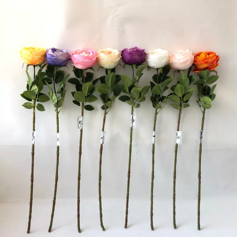 Bunga peony palsu putih
